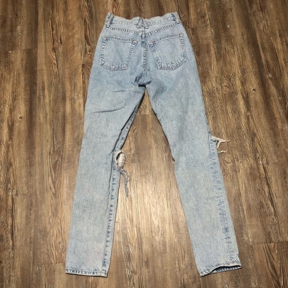 SLVRLAKE Jeans Women's 24 Beatnik High Rise Slim Straight Leg Designer Denim - Picture 5 of 6